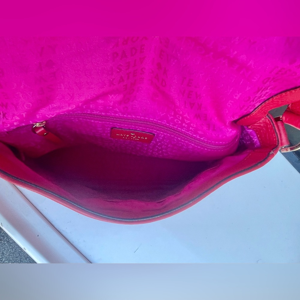 ♠️ kate spade Leila Pebbled Leather Flap Shoulder Bag ♠️ - Picture 11 of 16